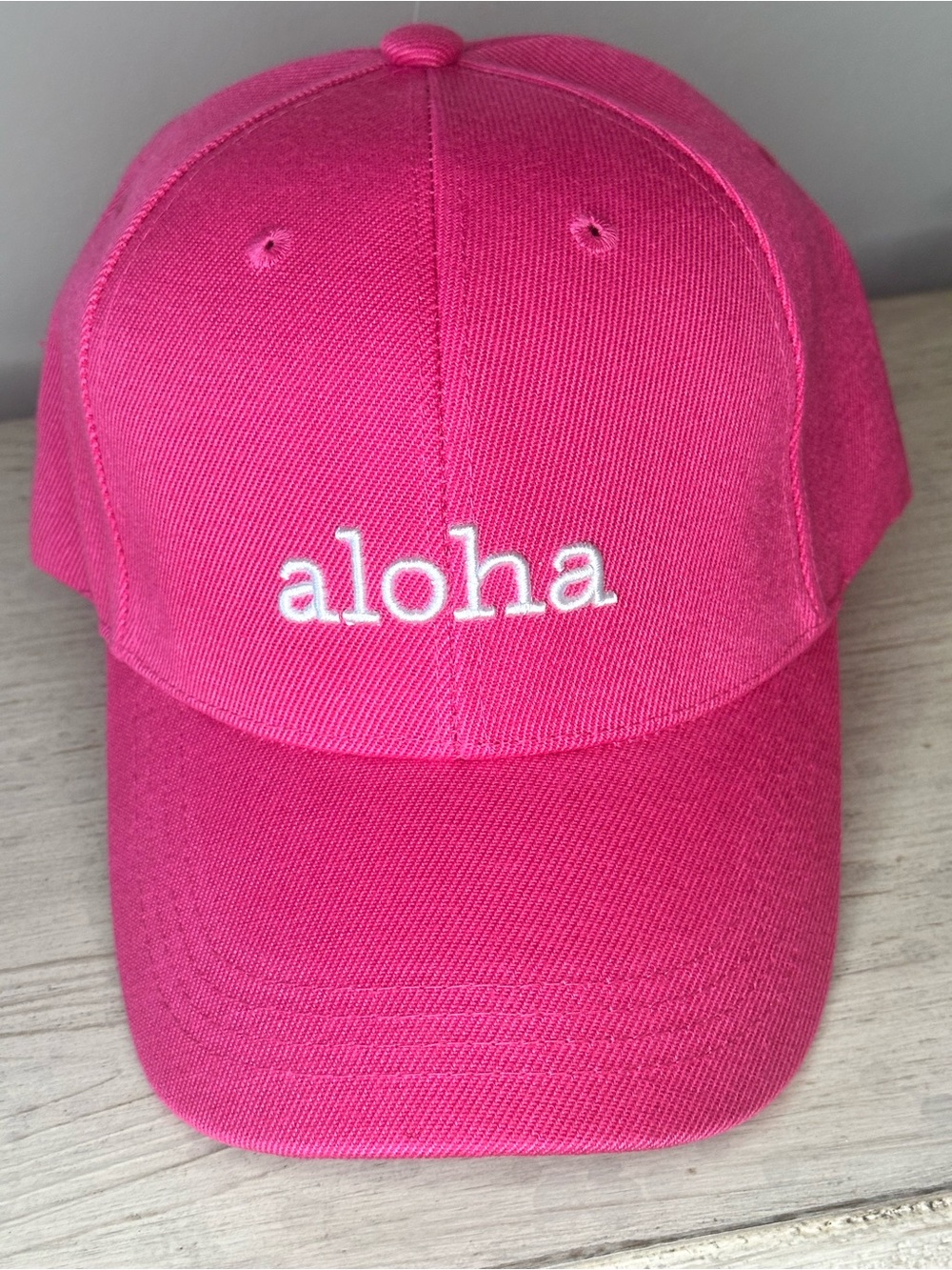 aloha Pink Adjustable Baseball Cap - Picture 4 of 8